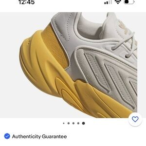 Brand New Mens Adidas Ozelia 'Aluminum Bold Gold' Athletic Sneakers Size 8